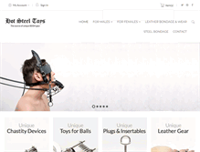 Tablet Screenshot of hotsteeltoys.com